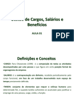 Aula 1 - Cargos, Salarios e Beneficios