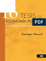 16 Tesis de Economia Politica. Enrique Dussel