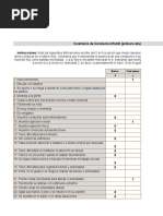 Inventario de Conducta Infantil