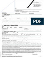 Final Motor Insurance Claim Form