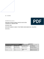 Peritaje Estructural Caída Edificio Alto Rio - Concepción