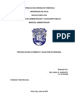 Proceso de Reclutamiento y Selección de Personal