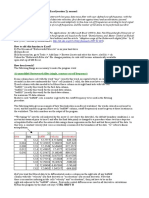 Butterworth Filter For Microsoft Excel v2 - Manual PDF