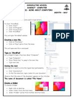 Handout Topic - More About Computers-For Class 2