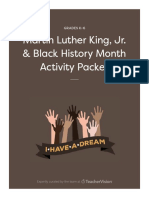 MLK JR Day and Black History Month Activities Packet PDF