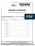 Vectors & Calculus PDF