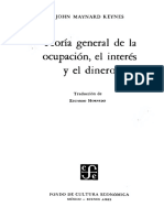 Teoría General de La Ocupación, El Interés y El Dinero