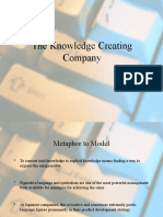 The Knowledge Creating Company