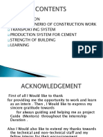 Present Scenerio of Construction Work Transporting System Production System For Cement Strength of Building Learning