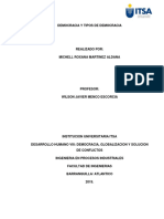 Democracia y Tipos de Democracia - Michell Martinez Aldana