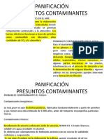 Panificación X Contaminación