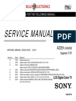 Sony klv-22bx320 klv-26bx320 klv-32bx320 klv-32bx311 klv-22cx320 klv-26cx320 klv32cx320 klv-22cx320 klv-40bx420 Chassis Az2ek PDF