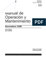 Manual de Operación y Mantenimiento Excavadora 330D