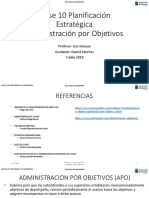 Clase 10 Planificación Estratégica APO