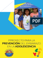 Proyecto para La Prevención de Embarazos en La Adolescencia