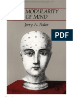 Fodor Modularity of Mind