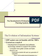 The Development of Enterprise Resource Planning Systems