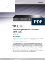 Tp-Link: 48-Port Gigabit Smart Switch With 4 SFP Slots