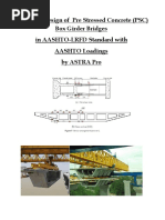 PSC Box Girder Bridge With Abutment & Pier Design in AASHTO-LRFD