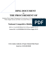 Bid Document Drinking Water