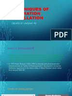 Techniques of Separation Distillation: Created by Lakshay 9D