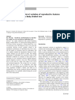 Long-Term Individual-Level Variation of Reproductive Features in Sorbus Aucuparia, A Fleshy-Fruited Tree