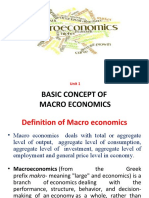 Basic Concept of Macro Economics: Unit 1