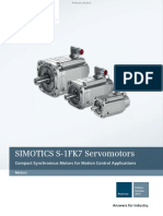 SIMOTICS S-1FK7 Servomotors: Compact Synchronous Motors For Motion Control Applications