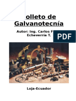 Folleto de Galvanotecnia