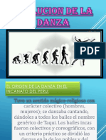 Evolucion de La Danza Diapositiva