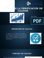 Etapas Del Control de Calidad