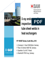 Xray Inspection of Tube Welds