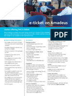 BMI E-Ticket On Amadeus