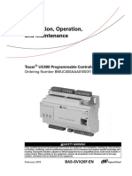 Installation, Operation, and Maintenance: Tracer UC400 Programmable Controller