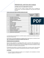 Formato y Convocatorias Al Poder Judicial