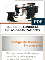 Codigo de Conducta en Las Organizaciones