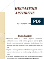 Rheumatoid Arthritis: By: Gaganpreet Kaur