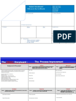 Kaizen Storyboard: Title (As in The Certificate)