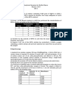 A. Edta Titration: Group Standardization of Edta Mass Caco3 (G) Edta (ML) Aliquot (20/X) ML