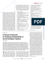 OSTROM, Elinor. A General Framework For Analizing Sustaintability of Socio Ecological Systems