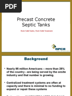 Precast Concrete Septic Tanks: Rock Solid Tanks, Rock Solid Treatment