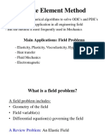 Finite Element Method: Main Applications: Field Problems