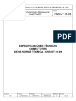 CNS-NT-11-09 Especificaciones Técnicas de Conectores PDF