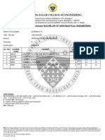 Exam Result Sheet Dsce