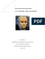 "Inanna's Descent To The Netherworld": A Centennial Survey of Scholarship, Artifacts, and Translations