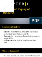 Lesson 1 Quantitative Research and Variables