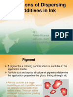 Functions of Dispersing Additives in Ink: By: Adesh Katariya Manager-R&D, Tirupati Inks LTD