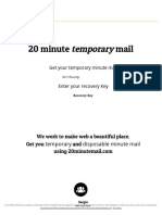 20 Minute Mail - Temporary E-Mail 10 Minute and More - Temp Mail, Fake Email PDF