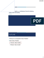 Outline: TC 25. Lecture 1A - Introduction To Spatial Data (Vector Data)