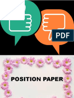 Position Paper